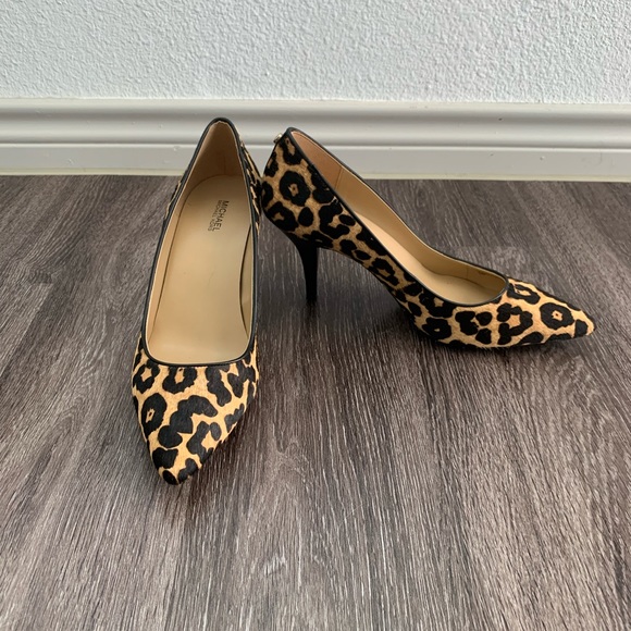 Michael Kors Shoes - MICHAEL Michael Kors Calf Hair Leopard Pumps